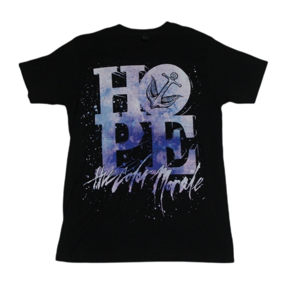 NWOT The color morale pastel HOPE band shirt
